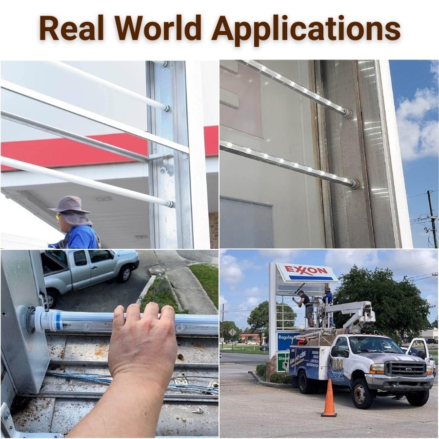 WAWA Lights 8ft LED Tube Lights real world application