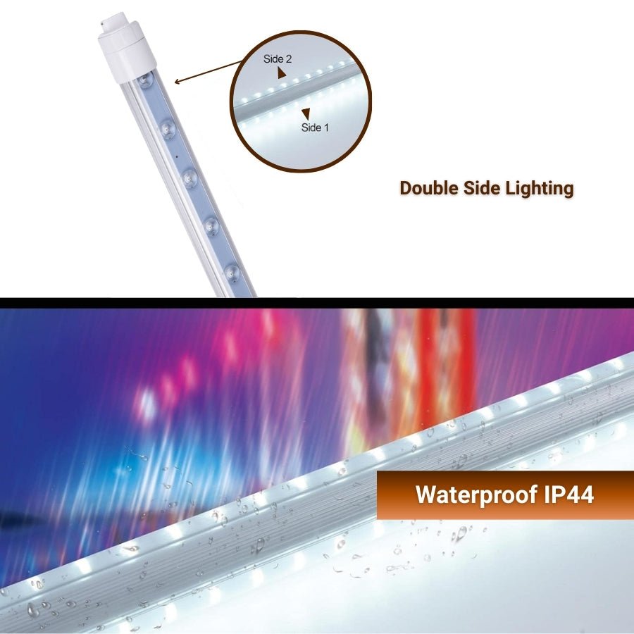 WAWA Lights 8ft LED Tube Lights waterproof