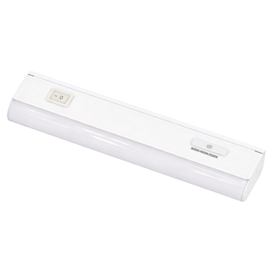 WAWA Lights 9 Inch LED under cabinet light bar hardwired 3CCT selectable slim kitchen light 1-pack