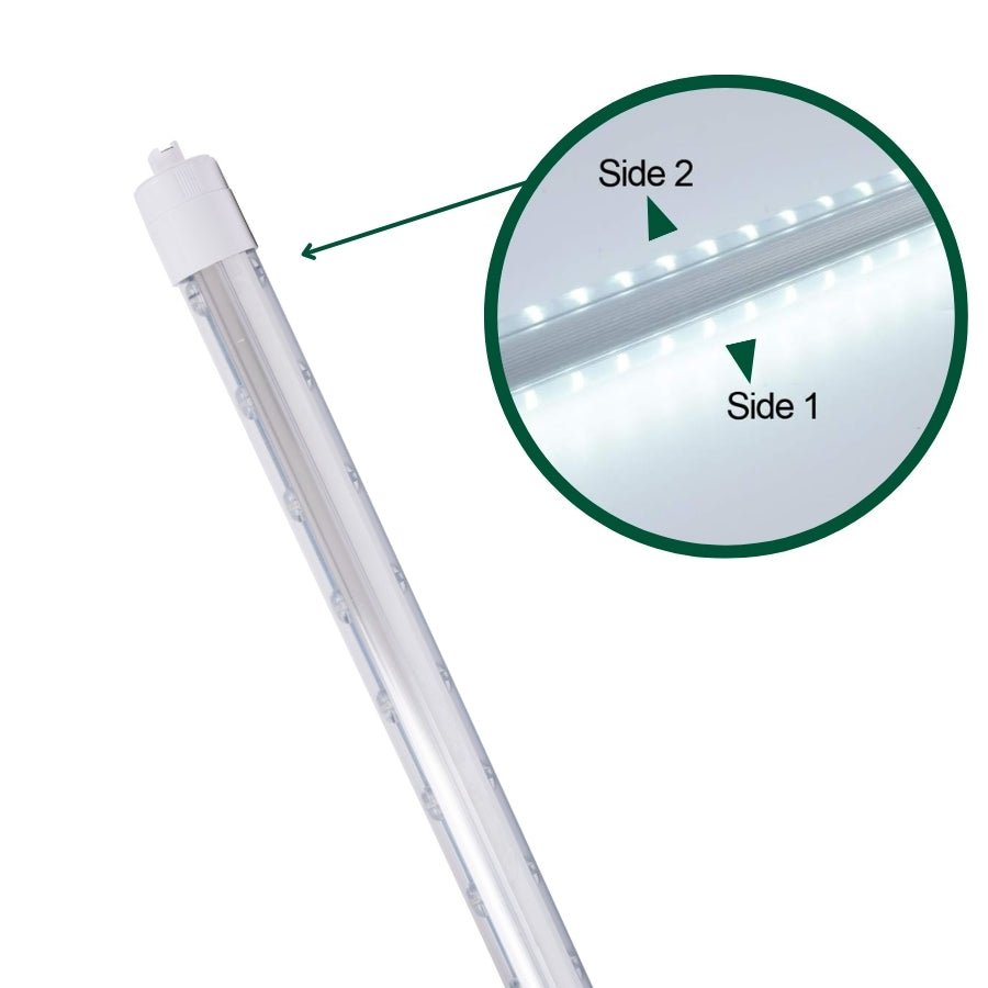 WAWA Lights 9FT LED Tube Light double sided