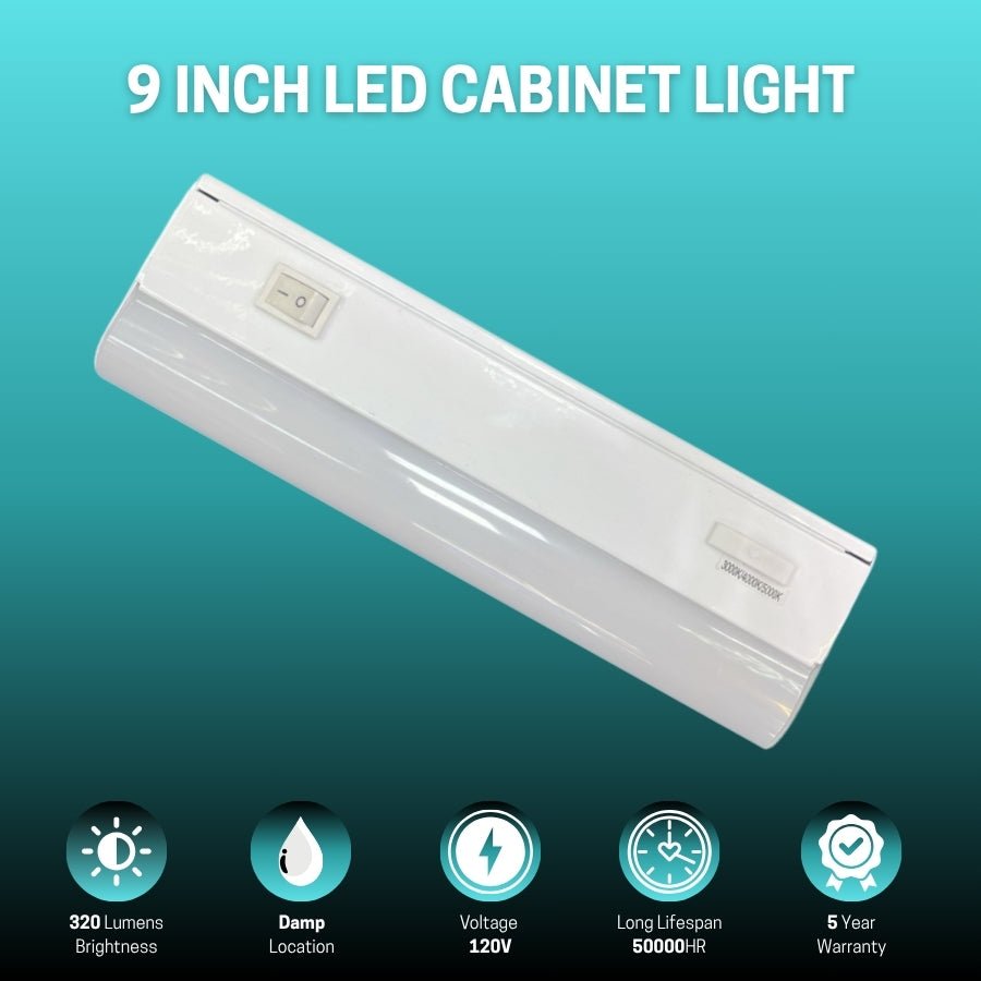 WAWA Lights 9 Inch LED Under Cabinet Light
