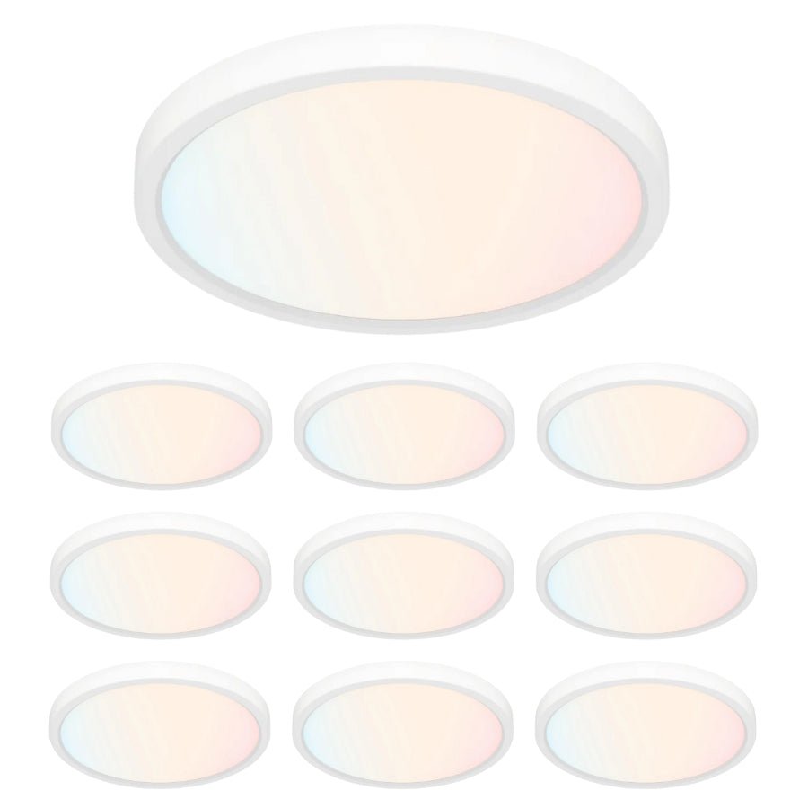WAWA Lights 12-Inch Ultra Thin LED Flush Mount Ceiling Light
