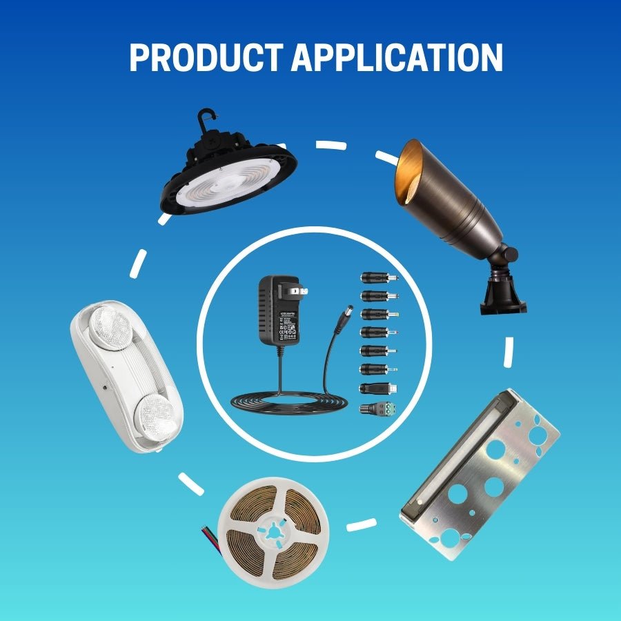 WAWA Lights Battery Charger Power Supply product application