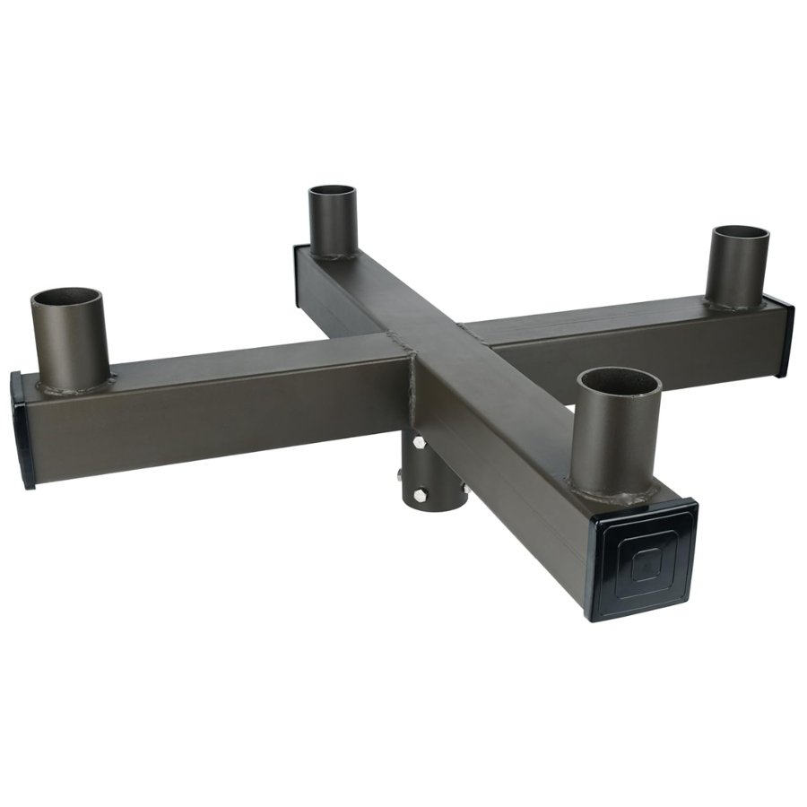 WAWA Lights round pole tenon reducer, 2-3/8-in slip fitter, steel