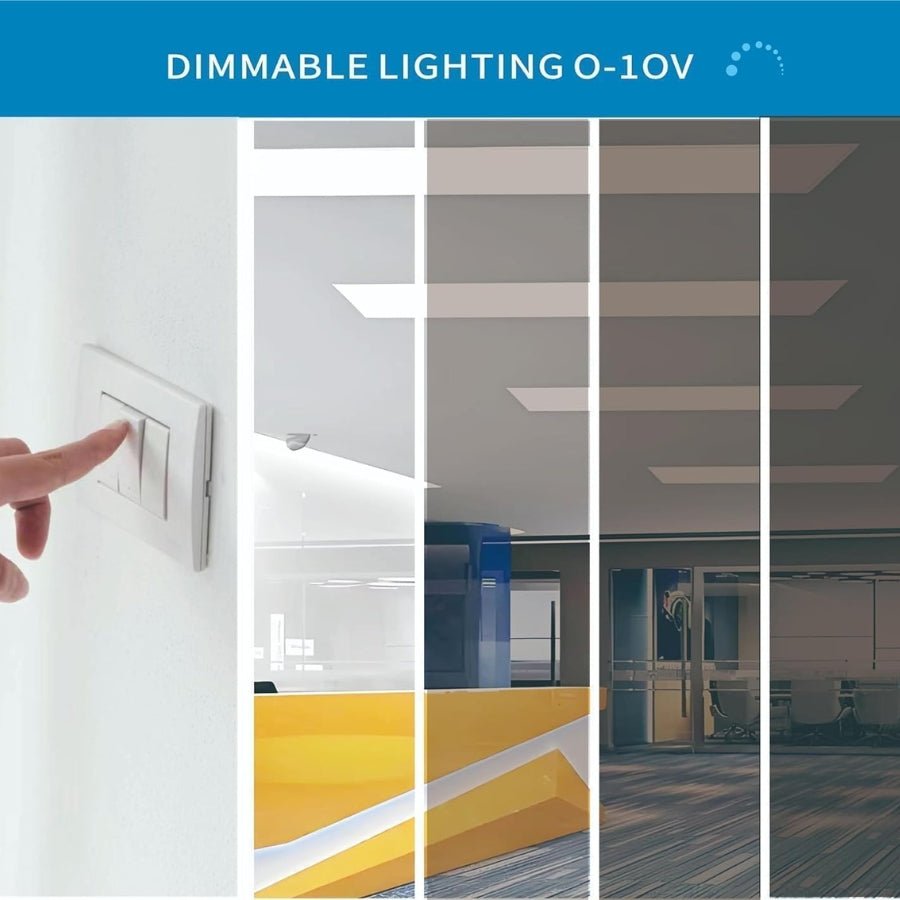 WAWA Lights Dimmable Lighting 0 10V 2x4 LED Flat Panel Light