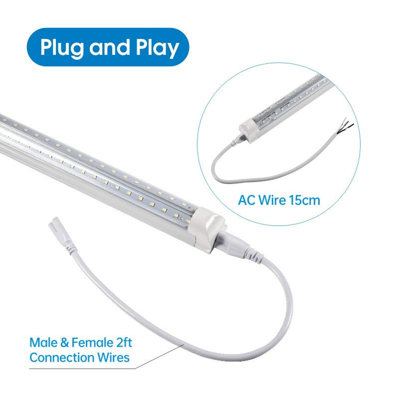 WAWA Lights LED light tubes with connection wires