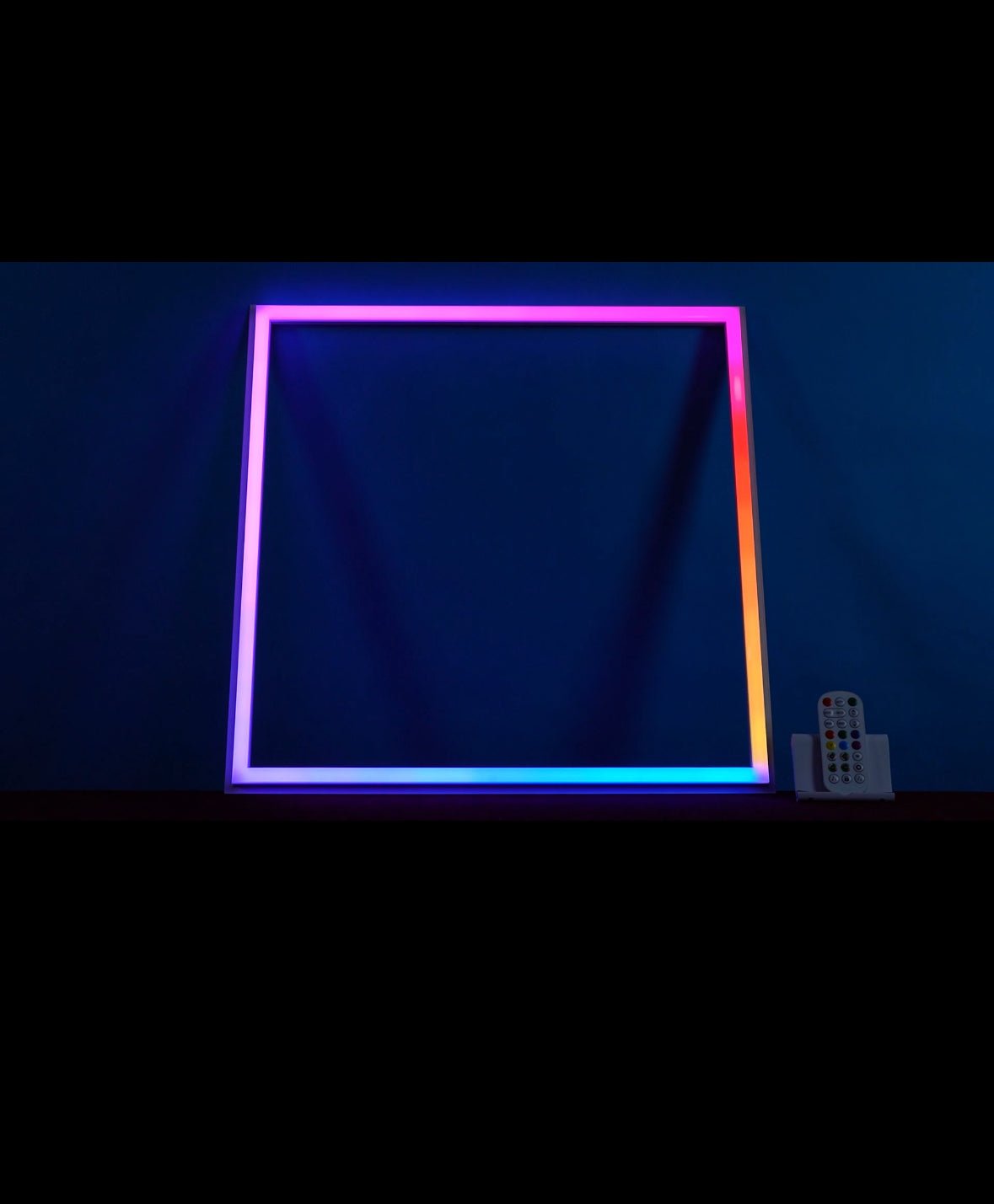 WAWA Lights 2×2 Smart RGB Edge-Lit LED Drop Ceiling Panel, 40 W, Wi-Fi & App Controlled, ETL — 6 Panels