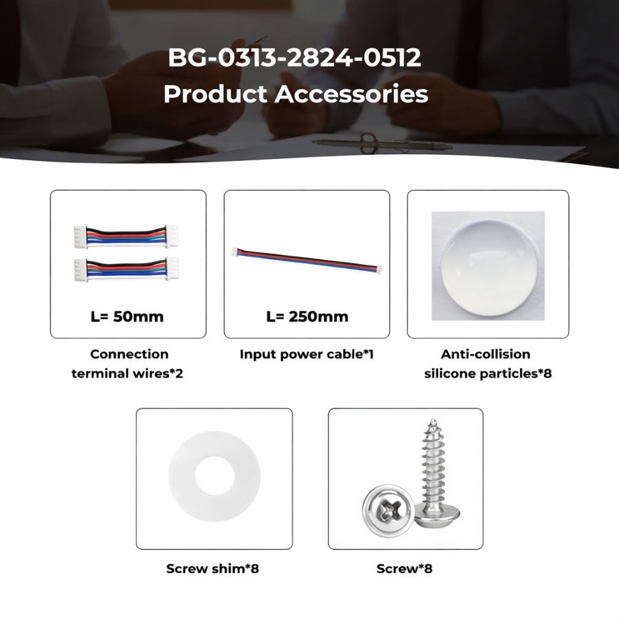 WAWA Lights RGBW Flexible LED Backlight Sheet Product Accessories Kit