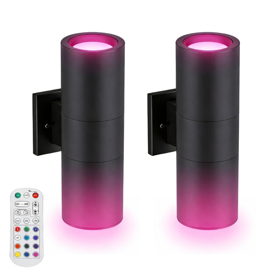 WAWA Lights RGBW Outdoor Wall Light 72W 2Pack