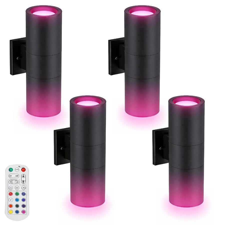 WAWA Lights RGBW Outdoor Wall Light 72W 4Pack