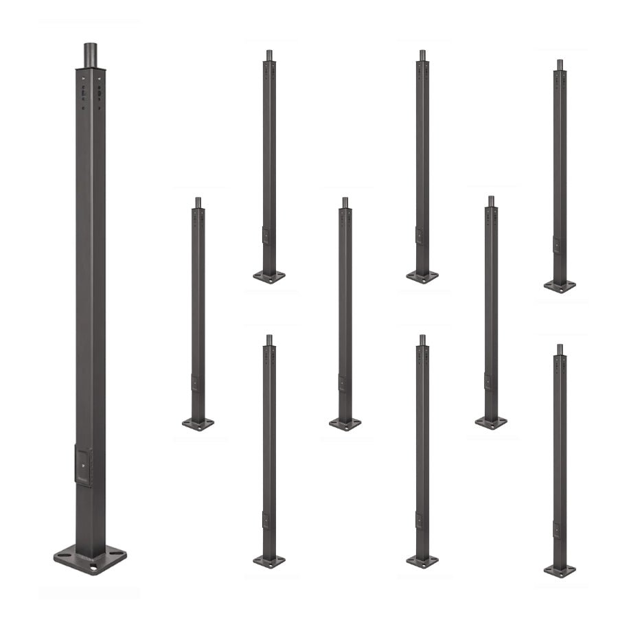 WAWA Lights Steel Light Pole 10-pack