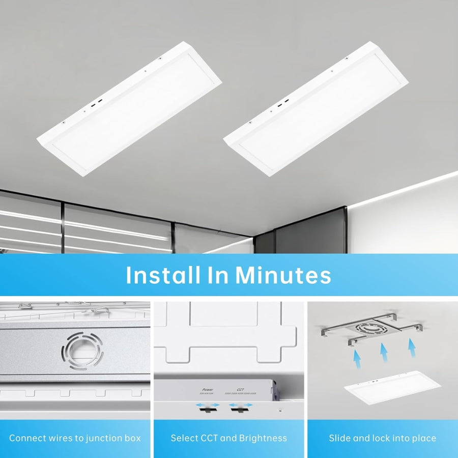 WAWA Lights Surface mount LED panel ceiling lights