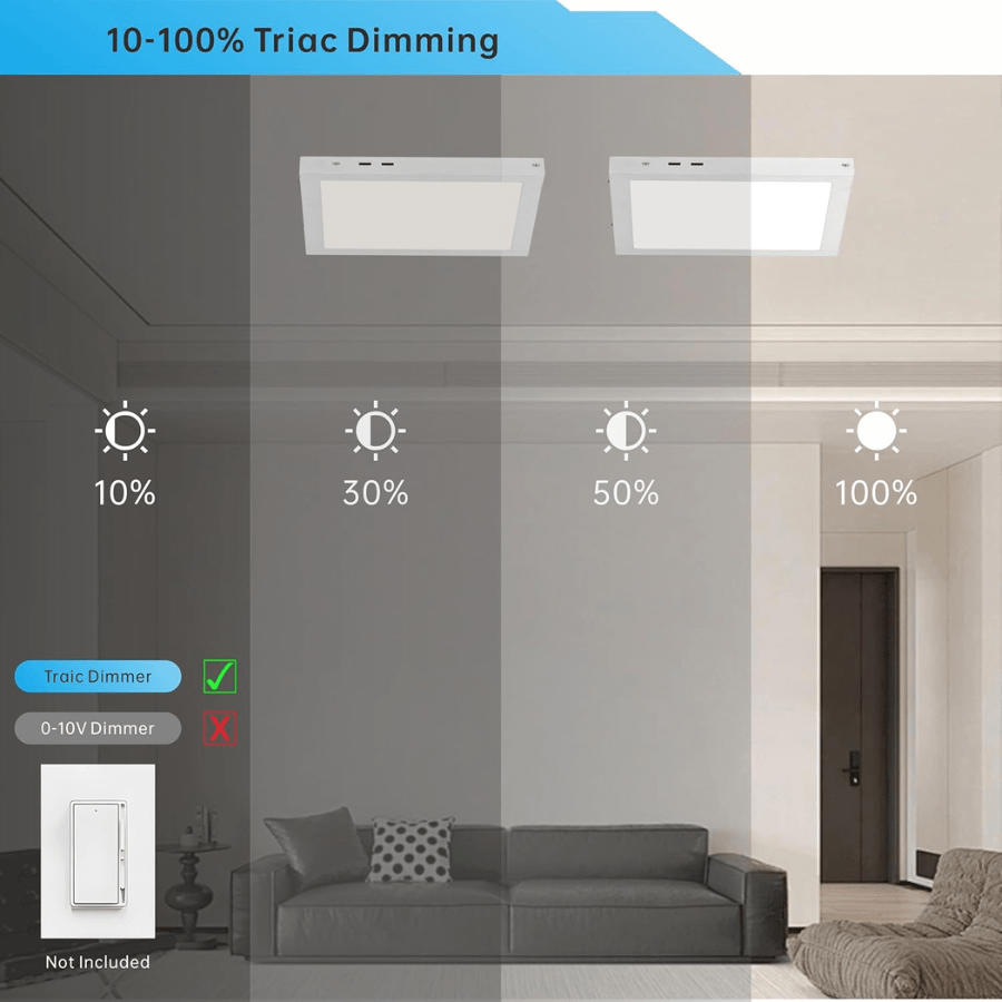 WAWA Lights Triac dimming from 10 to 100