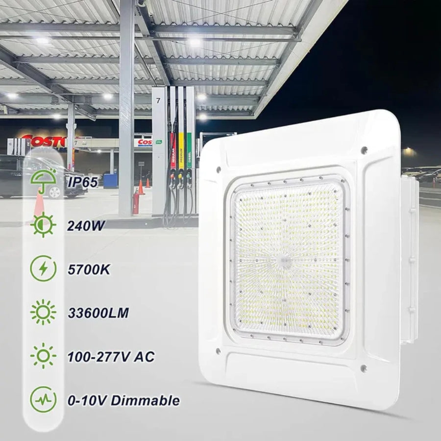 WAWA Lights affordable LED canopy lighting for commercial gas stations