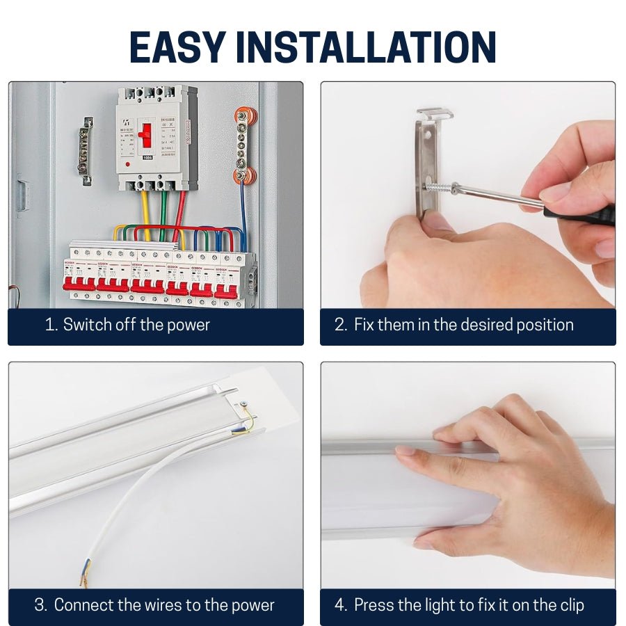 WAWA Lights Batten light easy installation