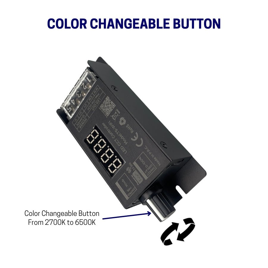 WAWA Lights CCT LED strip controller color changeable button