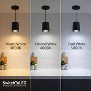 WAWA Lights Cylinder LED pendant light 3cct