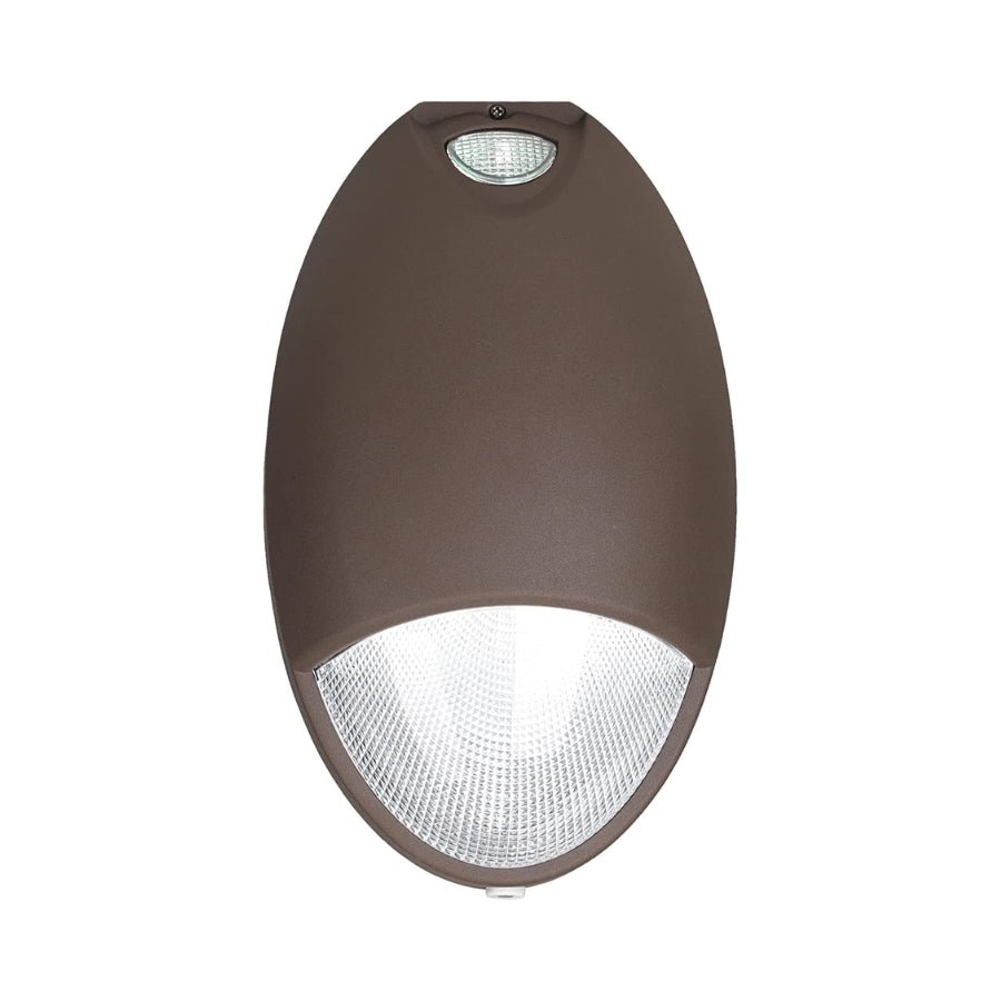 WAWA Lights LED Emergency Wall Pack with Photocell & Self-Test, 12W, IP65, UL-924 Listed