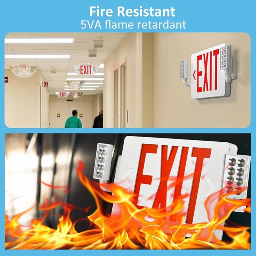 WAWA Lights Fire resistant exit sign