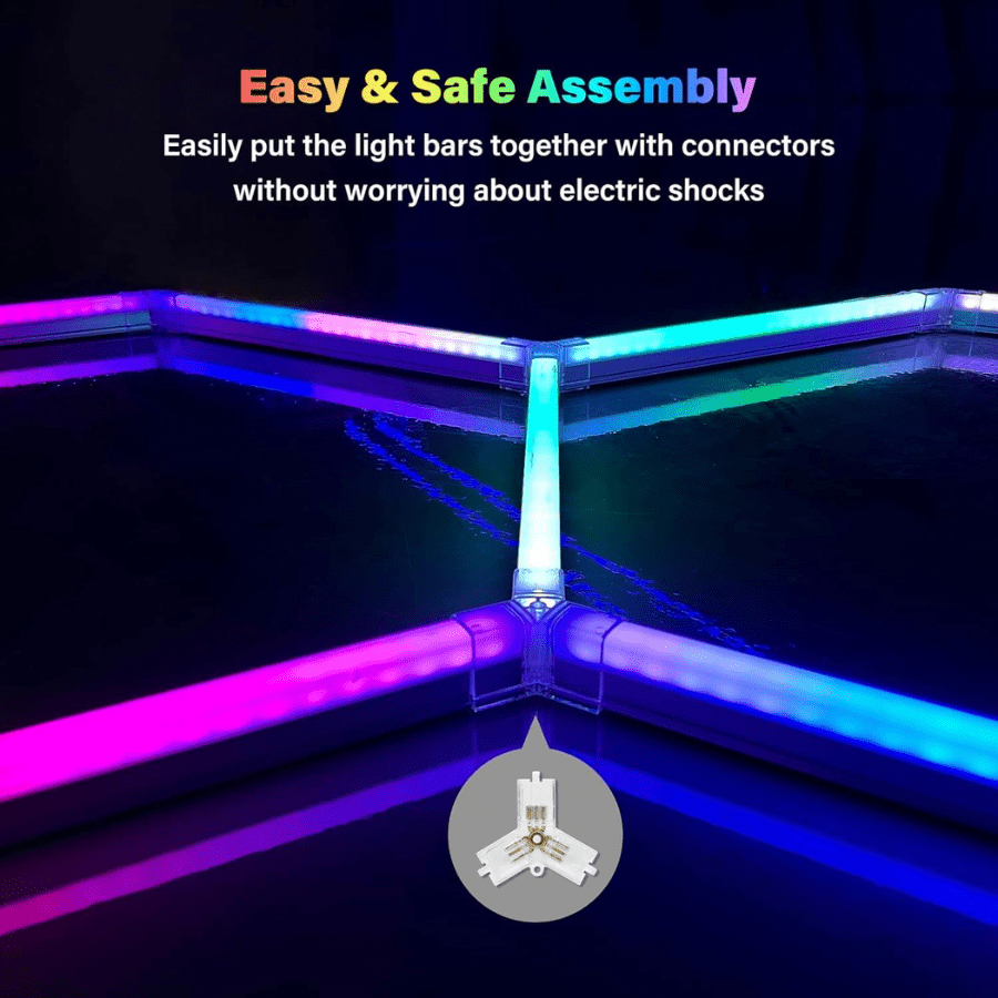 WAWA Lights Hexagon lights easy and safe assembly