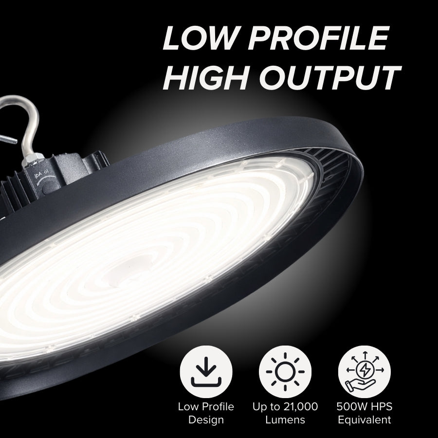WAWA Lights High bay UFO LED shop lights low profile
