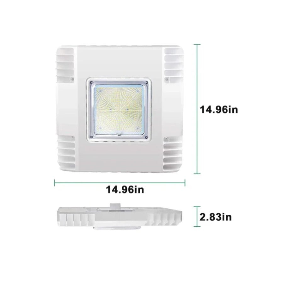 WAWA Lights LED canopy lights dimension