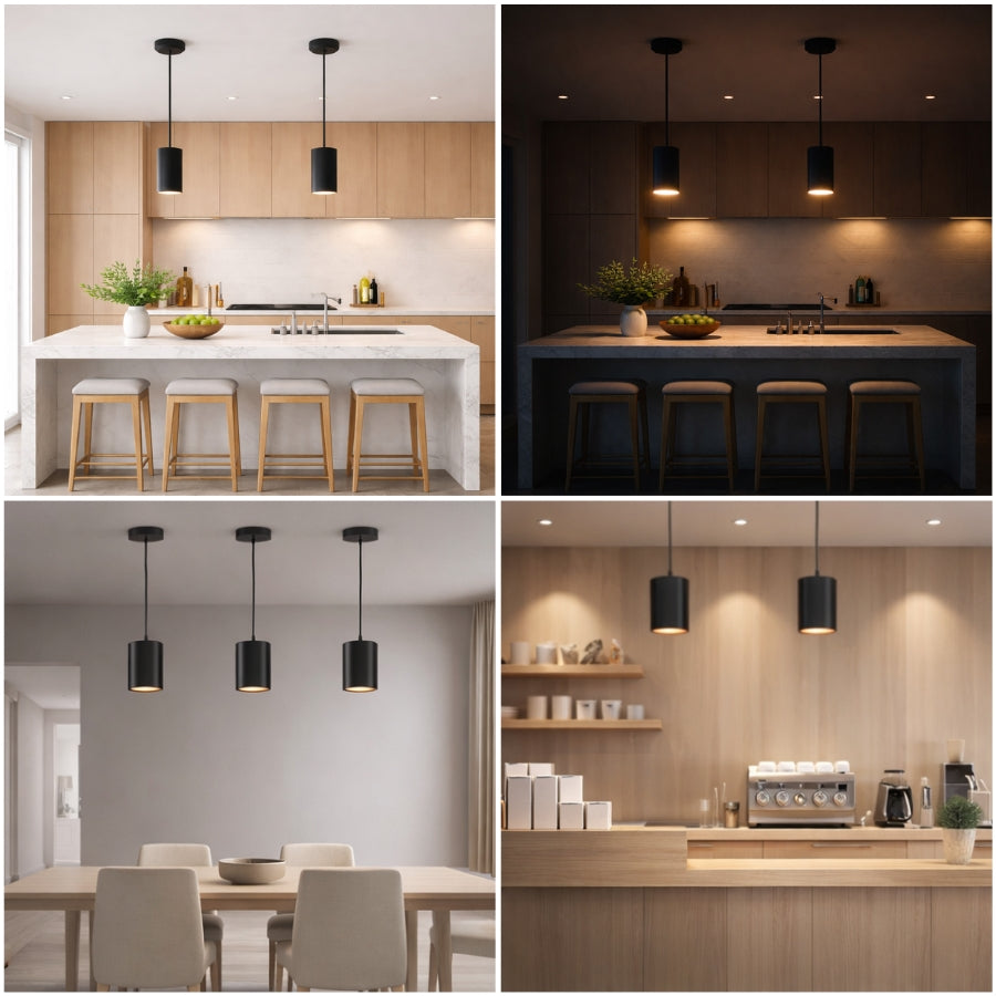 WAWA Lights LED cylinder pendant lights use case