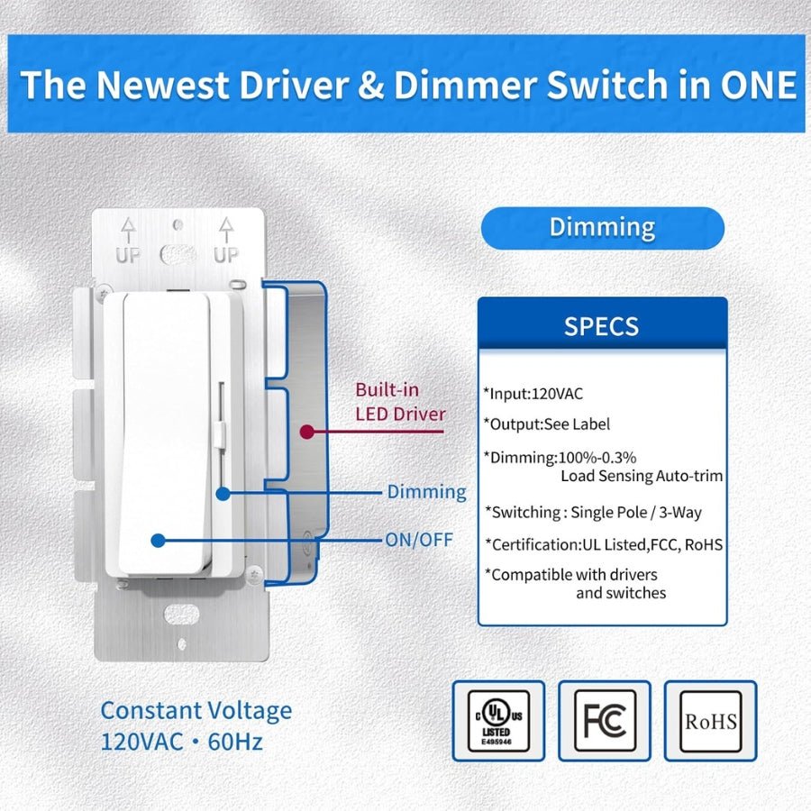 WAWA Lights LED driver and dimmer switch2