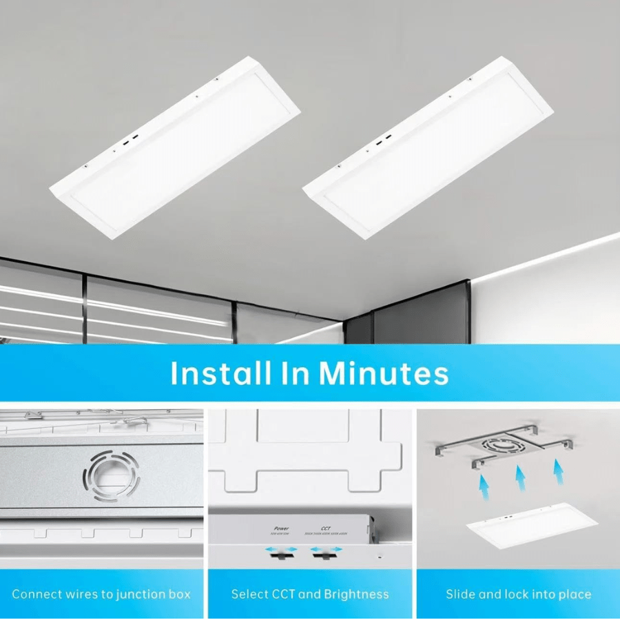 WAWA Lights LED flat panel light 2x4