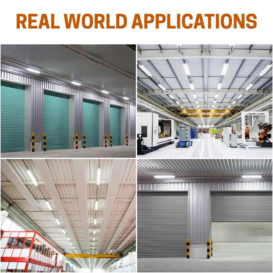 WAWA Lights LED fluorescent tube light fixtures use cases