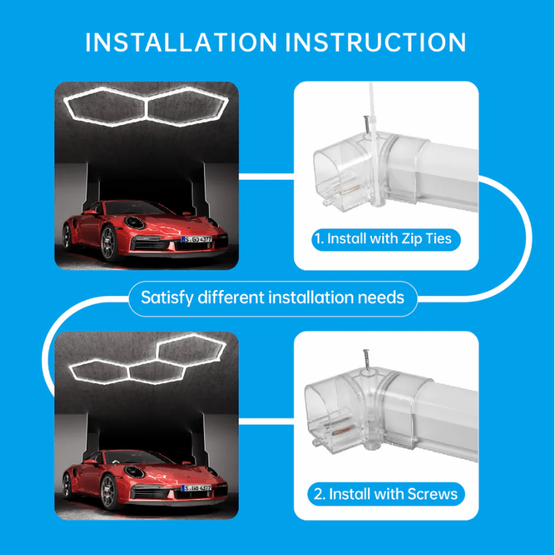 WAWA Lights LED garage ceiling lights