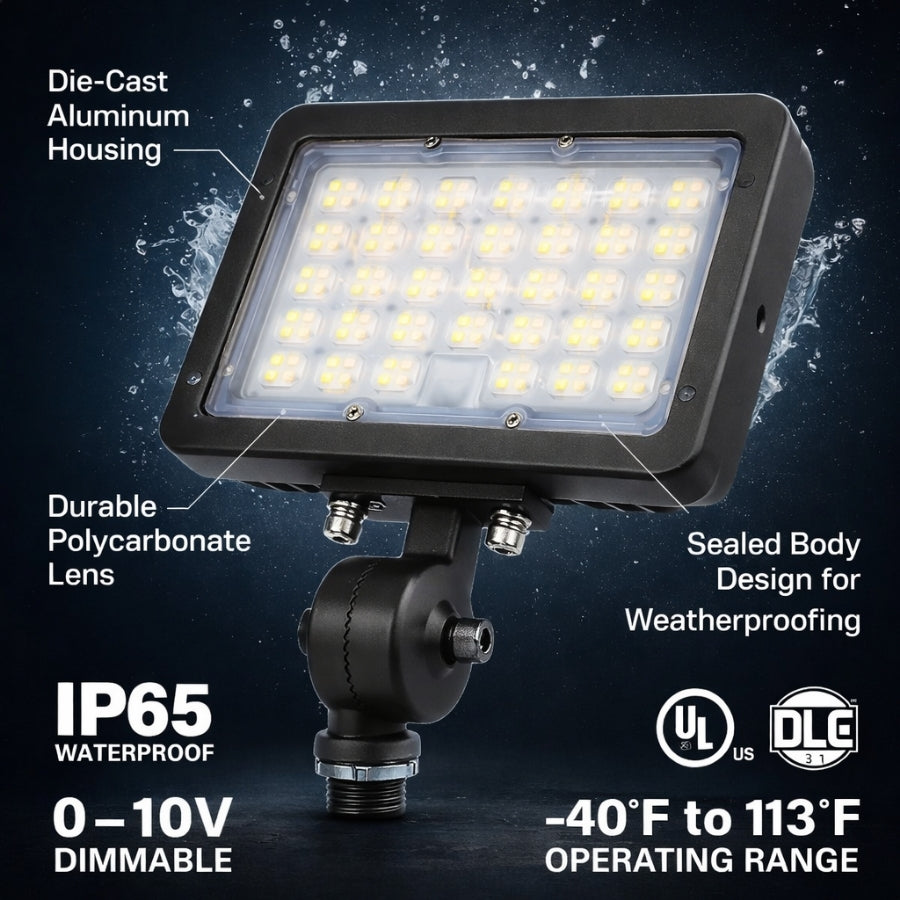 WAWA Lights LED knuckle mount flood light