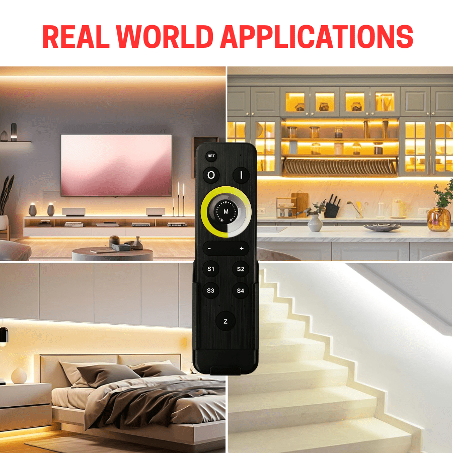 WAWA Lights LED light strips with remote control real world applications