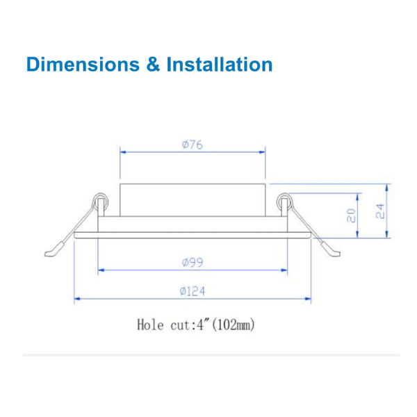 WAWA Lights LED recessed gimbal lights006