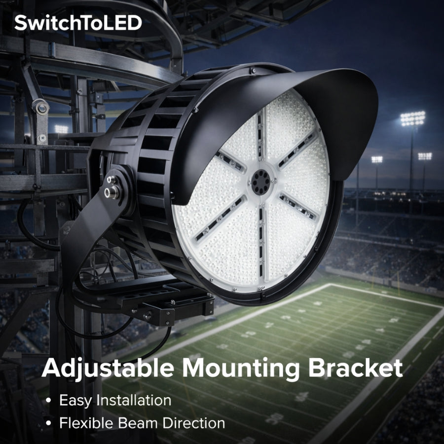 WAWA Lights 500W LED stadium flood lights for outdoor sports field illumination