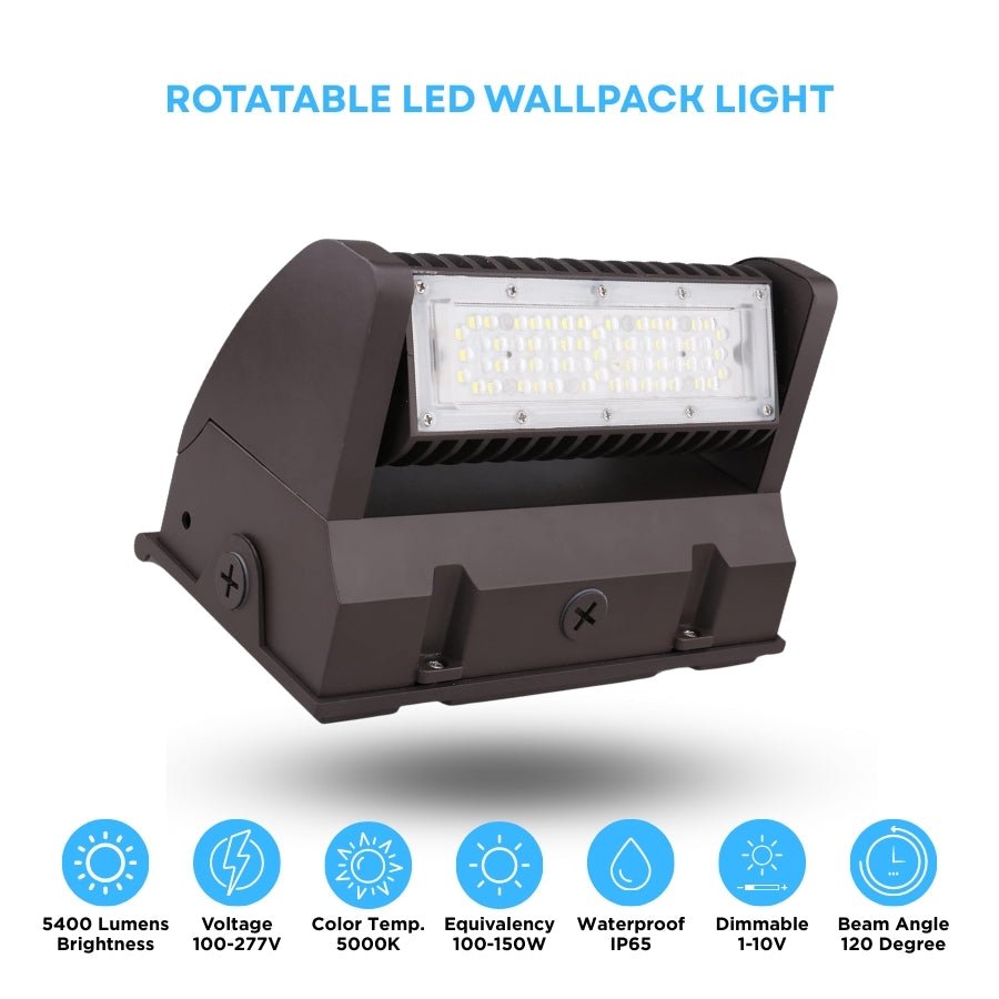 WAWA Lights LED wall pack light fixtures