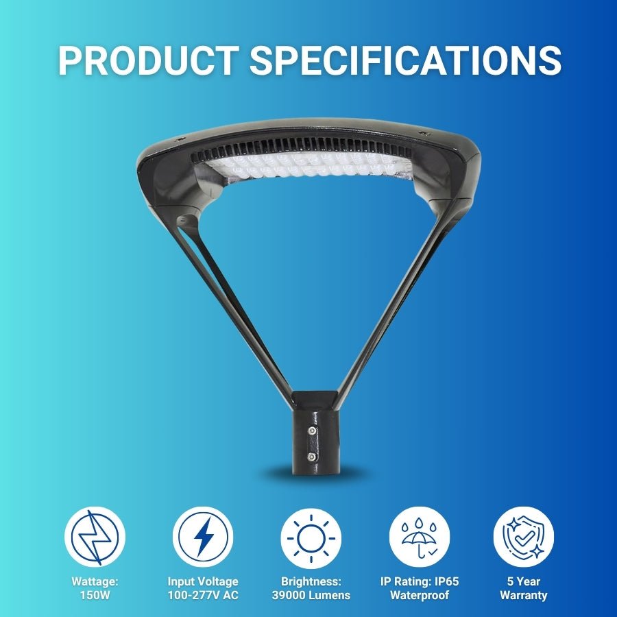 WAWA Lights 300W LED Parking Lot Area Light