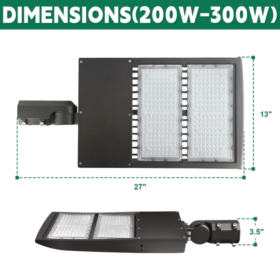 WAWA Lights 200W LED parking lot lights