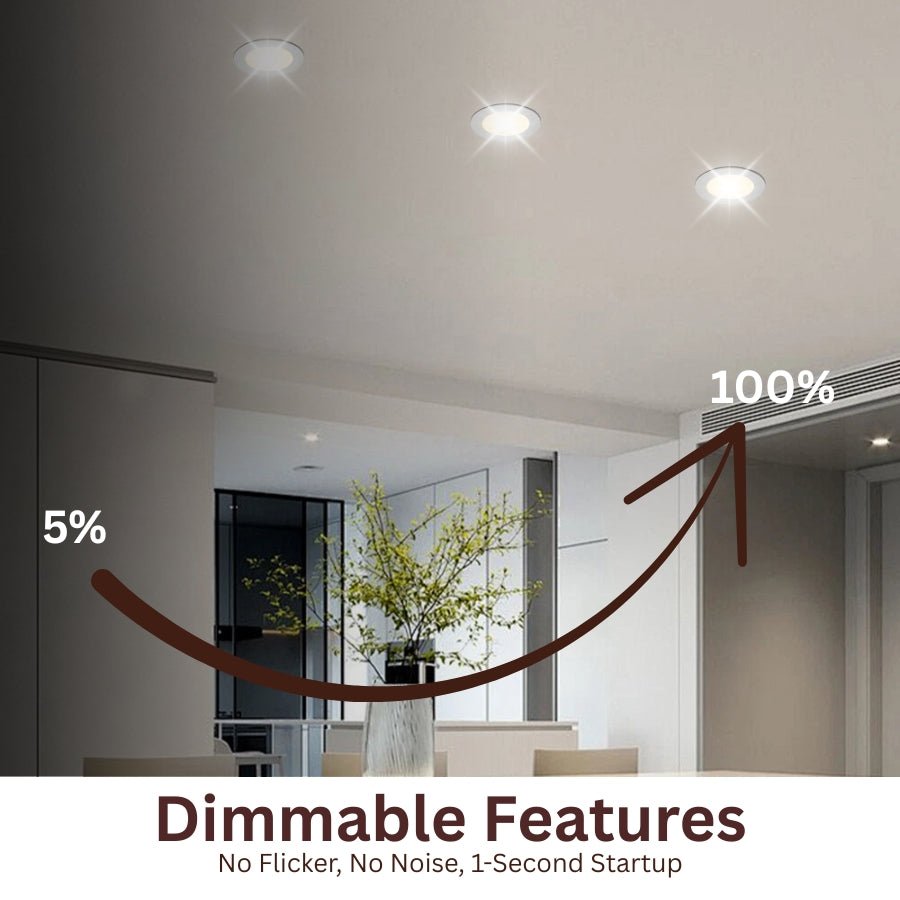 WAWA Lights Recessed LED ceiling lights dimmable