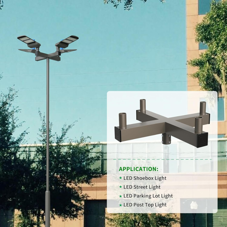 WAWA Lights round pole tenon reducer for outdoor light poles