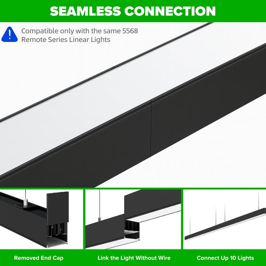 WAWA Lights Suspended linear LED light fixture