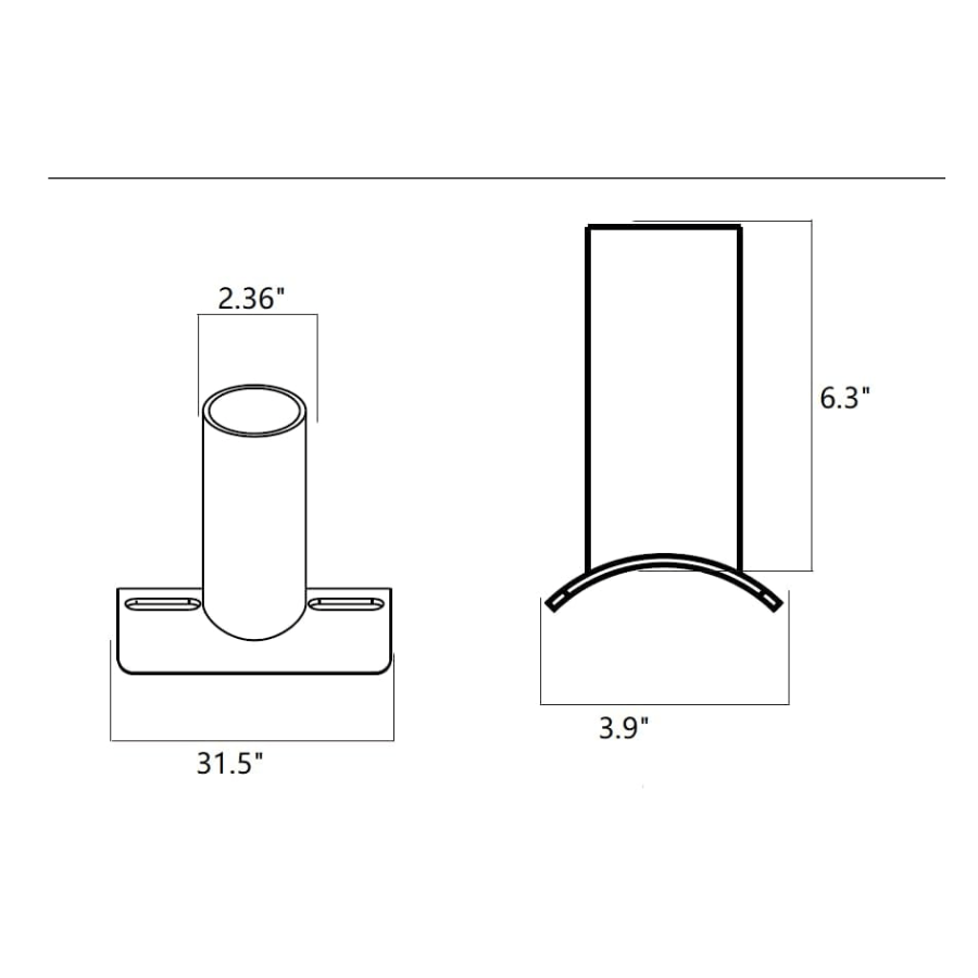 WAWA Lights Tenon mount adapter