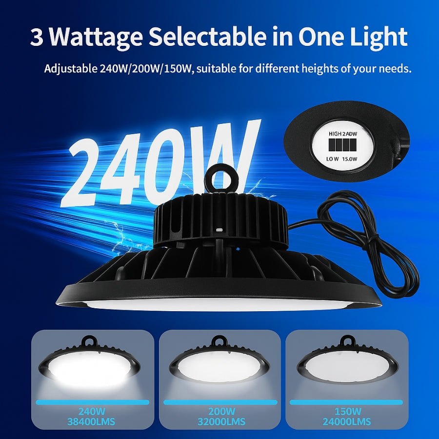 WAWA Lights UFO LED high bay light 240W
