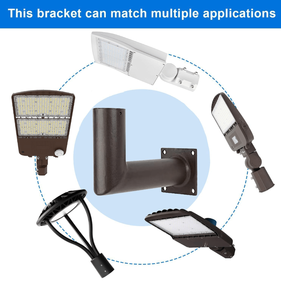 WAWA Lights Wall mount bracket parking lot