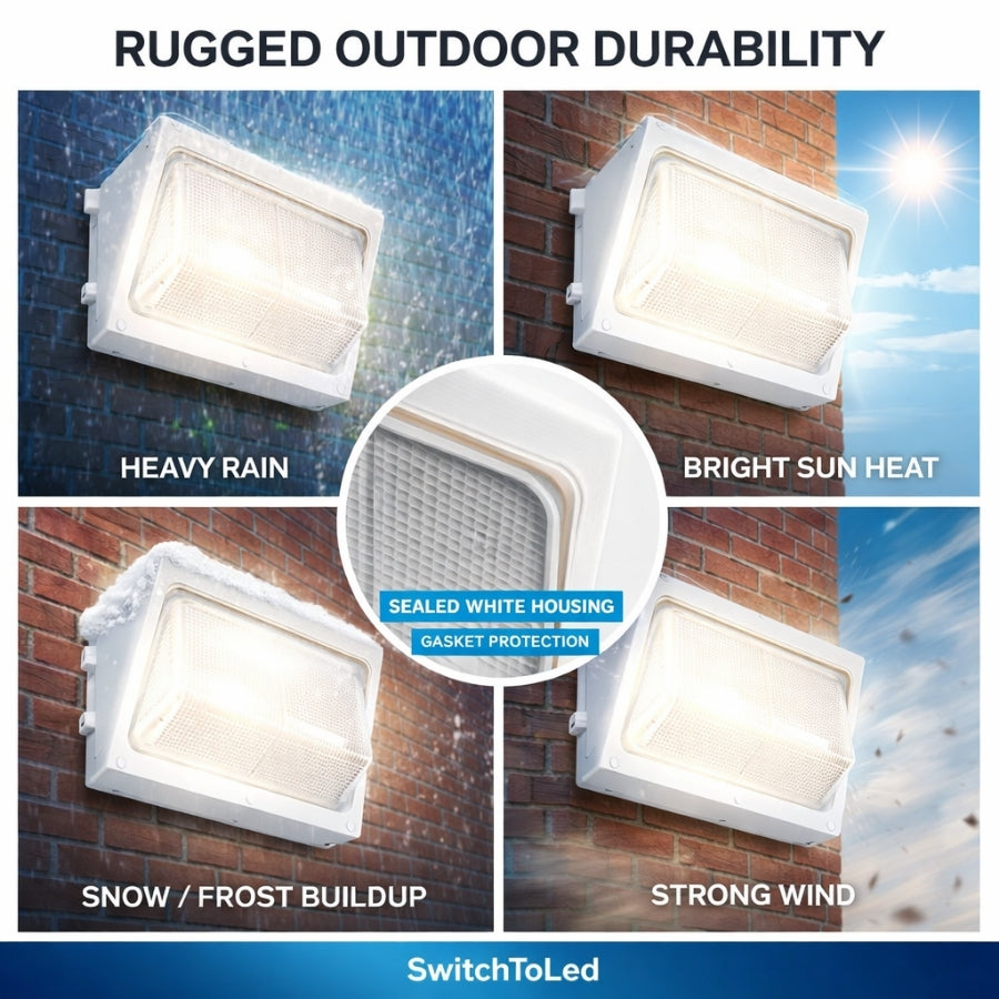 WAWA Lights outdoor LED wall pack light fixture