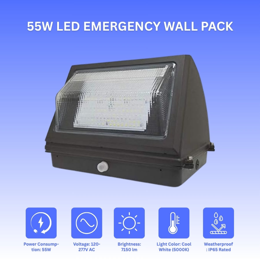 WAWA Lights Wall pack with emergency backup