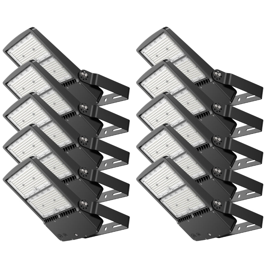 WAWA Lights 300W LED area flood light 10-pack commercial bulk 40500 lumens