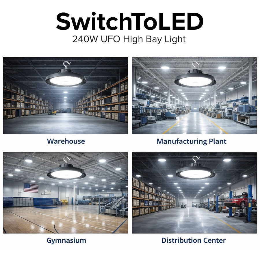 WAWA Lights 240W UFO High Bay Light