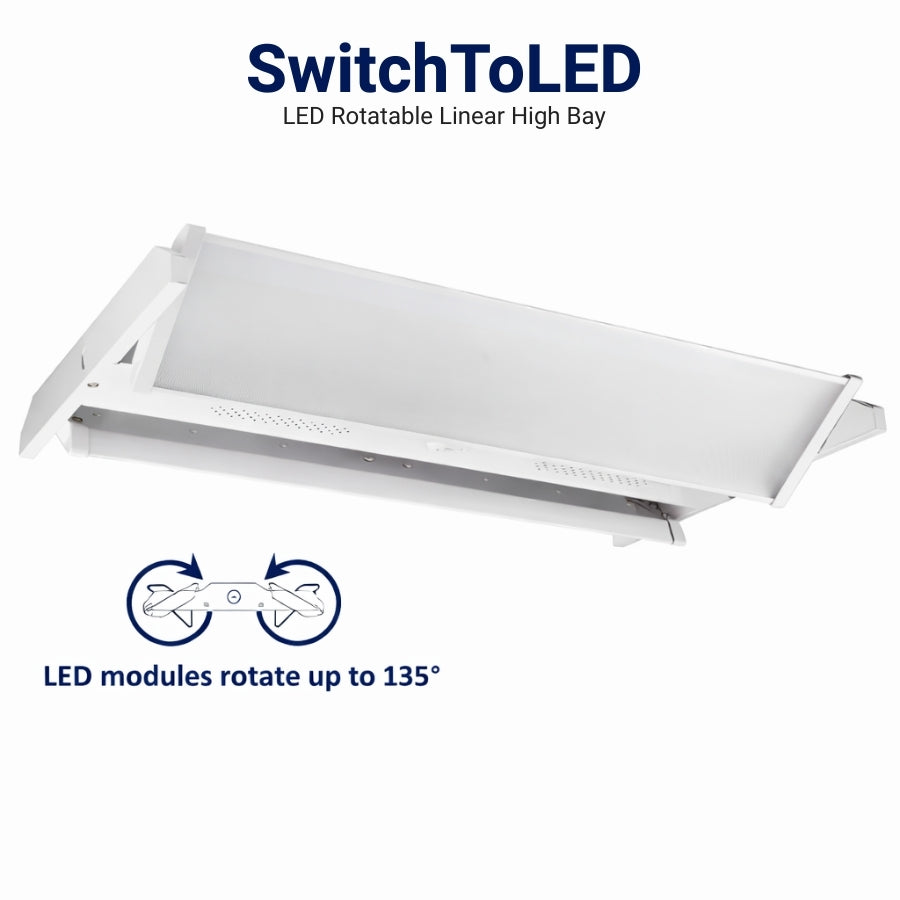 WAWA Lights 2 foot LED linear adjustable high bay light