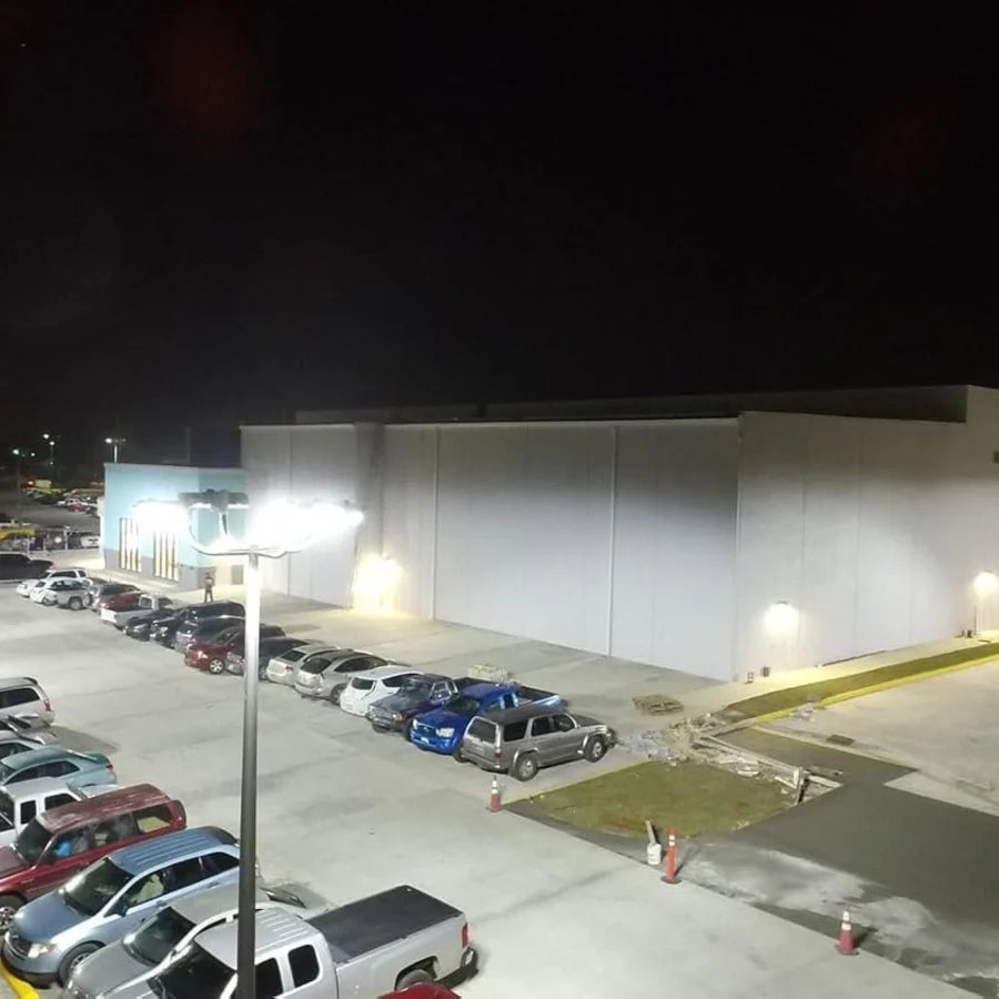 WAWA Lights 480 volt LED parking lot lights